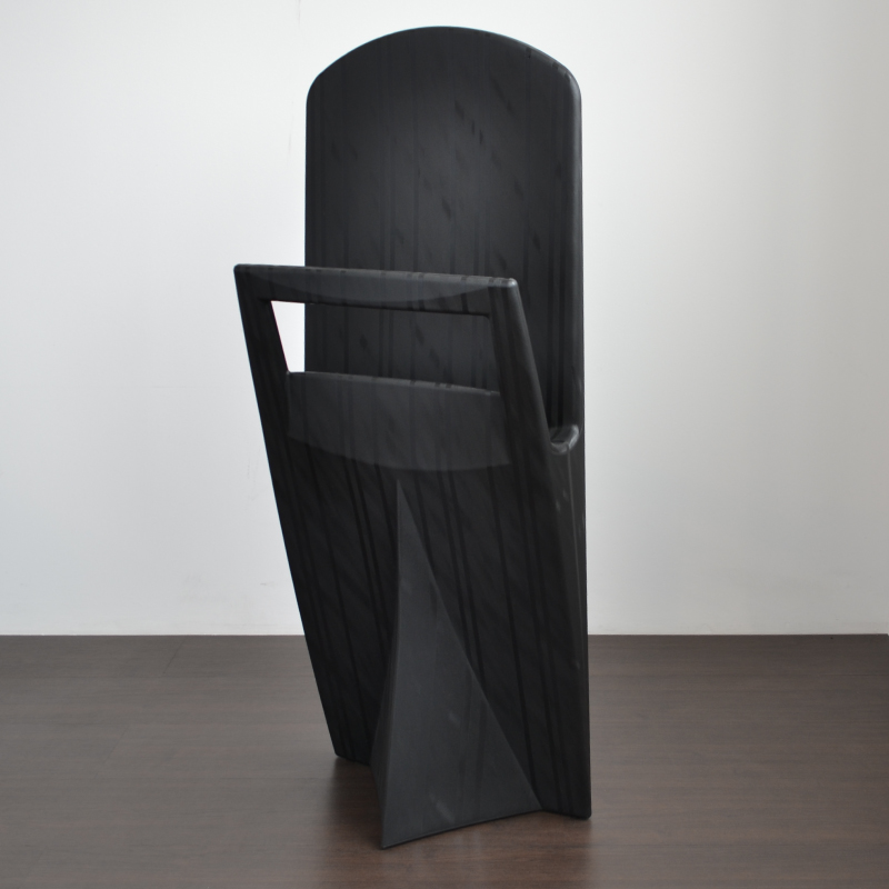 Eccopanta rayé Valet de chambre - noir 1